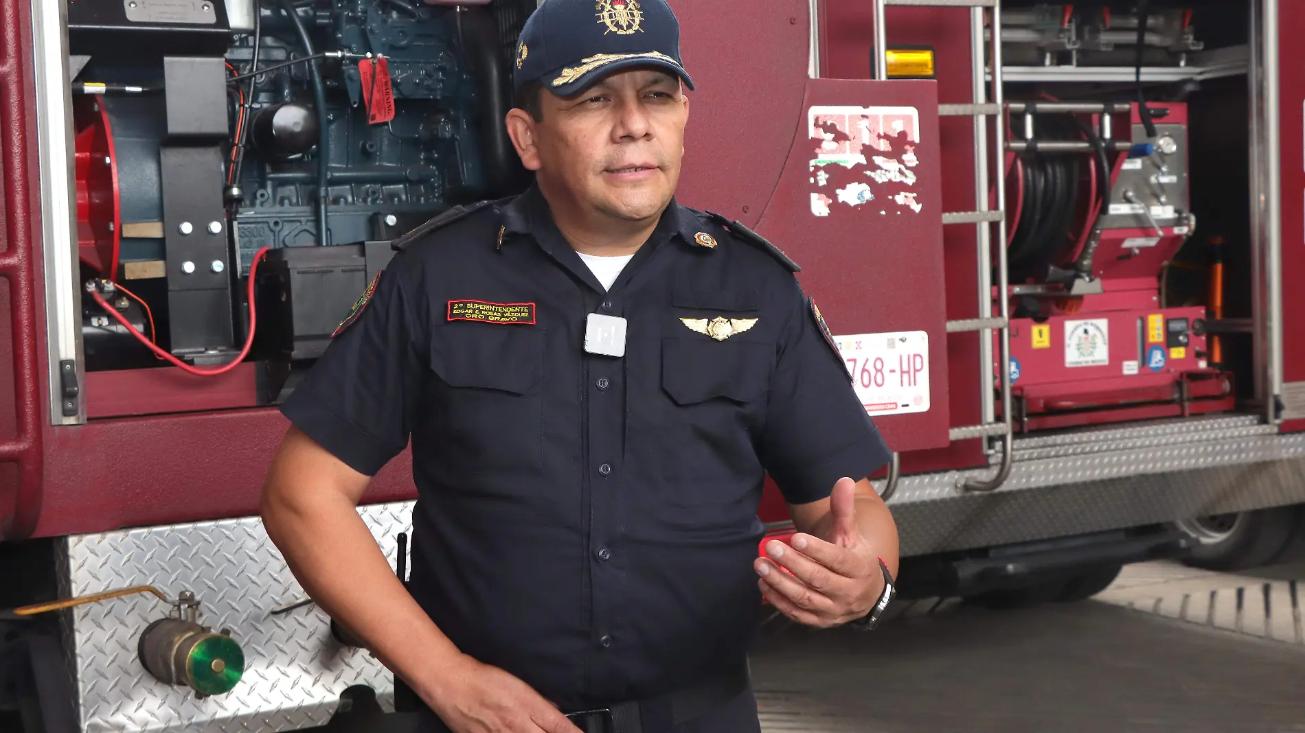 bombero jefe rosas DAVID DEOLARTE